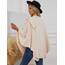 PULI Damen Poncho Schal Cashmere Feeling Strick Cape Cardigan Für Frauen Geschenk Für Mutter Leinen