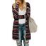 OUGES Strickjacken füR Damen Lang Cardigan Elegante Leicht Strickjacke Herbst Strickjackenpullover mit Taschen S