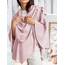 PULI Damen Poncho Schal Cashmere Feeling Strick Cape Cardigan Für Frauen Geschenk Für Mutter