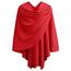 PULI Damen Poncho Schal Cashmere Feeling Strick Cape Cardigan Für Frauen Geschenk Für Mutter
