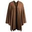 PULI Damen Poncho Schal Cashmere Feeling Strick Cape Cardigan Für Frauen Geschenk Für Mutter Karamell
