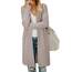 OUGES Strickjacken füR Damen Lang Cardigan Elegante Leicht Strickjacke Herbst Strickjackenpullover mit Taschen XL