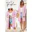 OUGES Strickjacken füR Damen Lang Cardigan Elegante Leicht Strickjacke Herbst Strickjackenpullover mit Taschen Rosa S