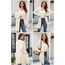 OUGES Strickjacken füR Damen Lang Cardigan Elegante Leicht Strickjacke Herbst Strickjackenpullover mit Taschen XXL