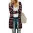 OUGES Strickjacken füR Damen Lang Cardigan Elegante Leicht Strickjacke Herbst Strickjackenpullover mit Taschen XL