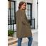 OUGES Strickjacken füR Damen Lang Cardigan Elegante Leicht Strickjacke Herbst Strickjackenpullover mit Taschen XXL