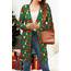 OUGES Strickjacken füR Damen Lang Cardigan Elegante Leicht Strickjacke Weihnachtsstrickjackemit Taschen XL
