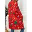 OUGES Strickjacken füR Damen Lang Cardigan Elegante Leicht Strickjacke Weihnachtsstrickjacke mit Taschen M