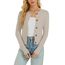 Enjyam Damen Strickjacke Elegant Langarm Rundhals Cardigan Leicht Jäckchen mit Knöpfe Weiche Strickweste über Top Kleid,XL