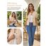 Enjyam Damen Strickjacke Kurzarm Elegant Kurz Cardigan mit Knöpfe Rundhals Weiche Leichte Jacke zum Top Kleid Beige,M