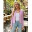 Enjyam Damen Strickjacke Langarm Elegant Kurz Cardigan mit Knöpfe Rundhals Weiche Leichte Jacke zum Top Kleid