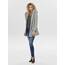ONLY Damen Onlsedona Boucle Wool Coat Otw Noos Mantel, Light Grey Melange, M EU