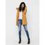 ONLY Damen Onlsedona Light Coat Otw Noos Jacket, Pumpkin Spice, XXS EU
