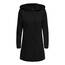 ONLY Damen klassischer Mantel OnlSedona Coat Übergangs-Jacke Kapuze Einfarbig, Farbe:Schwarz, Größe:M