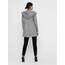 ONLY Damen klassischer Mantel OnlSedona Coat Übergangs-Jacke Kapuze Einfarbig, Farbe:Hellgrau, Größe:L, Aschgrau