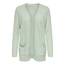 ONLY Damen Onllesly L/S Open Cardigan KNT Noos Strickjacke 15174274,Mist Green/Detail:Melange,XXS