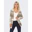 ONLY Damen Onllesly L/S Open Cardigan KNT Noos Strickjacke 15174274,Whitecap Gray 1,XS