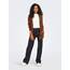 ONLY Damen Onllesly L/S Open Cardigan KNT Noos Strickjacke 15174274 ,Tortoise Shell/Detail:w. Melange ,XS