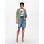 ONLY Damen Onllesly L/S Open Cardigan KNT Noos Strickjacke 15174274,Mist Green/Detail:Melange,XS