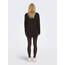 ONLY Damen Onllesly L/S Open Cardigan KNT Noos Strickjacke 15174274 ,Black Coffee ,XXS