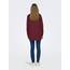 ONLY Damen Onllesly L/S Open Cardigan KNT Noos Strickjacke 15174274 ,Zinfandel ,S