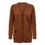 ONLY Damen Onllesly L/S Open Cardigan KNT Noos Strickjacke 15174274 ,Tortoise Shell/Detail:w. Melange ,XS
