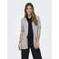 ONLY Damen Onllesly L/S Open Cardigan KNT Noos Strickjacke 15174274,Light Grey Melange,XS