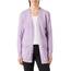 ONLY Damen Onllesly L/S Open Cardigan KNT Noos Strickjacke 15174274,Dewberry/Detail:Melange,S