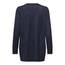 ONLY Damen ONLLESLY L/S Open Cardigan KNT NOOS Strickjacke, Total Eclipse/Detail:W. Melange, S