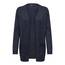 ONLY Damen ONLLESLY L/S Open Cardigan KNT NOOS Strickjacke, Total Eclipse/Detail:W. Melange, S
