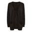 ONLY Damen Onllesly L/S Open Cardigan KNT Noos Strickjacke 15174274 ,Black Coffee ,XXS