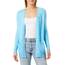 ONLY Damen Onllesly L/S Open Cardigan KNT Noos Strickjacke 15174274 ,Aquarius/Detail:melange ,S