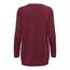 ONLY Damen Onllesly L/S Open Cardigan KNT Noos Strickjacke 15174274 ,Zinfandel ,S
