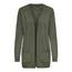 ONLY Damen Lange Strickjacke mit Taschen Stretch Casual Langarm ONLLESLY Open Cardigan Noos Gerippt, Farben:Grün, Größe:XS