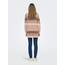ONLY Damen Onllesly L/S Open Cardigan KNT Noos Strickjacke 15174274,Cloud Pink/Stripes:w. Misty Rose/MGM,M