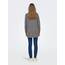 ONLY Damen Onllesly L/S Open Cardigan KNT Noos Strickjacke 15174274,Chocolate Torte/Detail:Melange,M