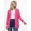 ONLY Damen Onllesly L/S Open Cardigan KNT Noos Strickjacke 15174274 ,Carmine Rose/Melange ,M