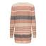 ONLY Damen Onllesly L/S Open Cardigan KNT Noos Strickjacke 15174274,Cloud Pink/Stripes:w. Misty Rose/MGM,M