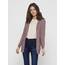 ONLY Damen Onllesly L/S Open Cardigan KNT Noos Strickjacke 15174274,Rose Browndetail:w. Melange,M