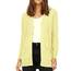 ONLY Damen Onllesly L/S Open Cardigan KNT Noos Strickjacke 15174274 ,Pastel Yellow ,M