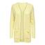 ONLY Damen Onllesly L/S Open Cardigan KNT Noos Strickjacke 15174274 ,Pastel Yellow ,M