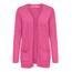 ONLY Damen Onllesly L/S Open Cardigan KNT Noos Strickjacke 15174274 ,Carmine Rose/Melange ,M