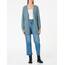 ONLY Damen Onllesly L/S Open Cardigan KNT Noos Strickjacke 15174274 ,Deep Teal/Detail:w. Melange ,S