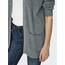 ONLY Damen Onllesly L/S Open Cardigan KNT Noos Strickjacke 15174274,Scarab/Detail:Melange,M