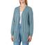 ONLY Damen Onllesly L/S Open Cardigan KNT Noos Strickjacke 15174274 ,Deep Teal/Detail:w. Melange ,S