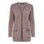 ONLY Damen Onllesly L/S Open Cardigan KNT Noos Strickjacke 15174274,Rose Browndetail:w. Melange,M