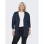 ONLY Damen Caresly L/S Open Knt Cardigan, Maritime Blue/Detail:melange, XL Große Größen EU