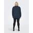 ONLY Damen Caresly L/S Open Knt Cardigan, Maritime Blue/Detail:melange, XL Große Größen EU