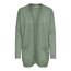 ONLY Damen Onllesly L/S Open Cardigan KNT Noos Strickjacke 15174274,Grün (Basil/W. Melange),3XL