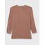 ONLY Damen Onllesly L/S Open Cardigan KNT Noos Strickjacke 15174274,Rose Brown/Detail:w. Melange,3XL